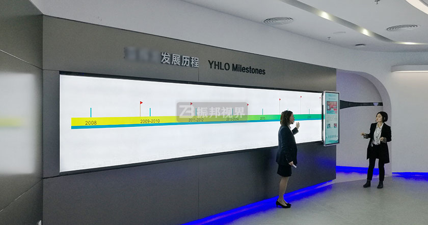 企業展廳互動滑軌屏 企業展廳互動滑軌屏