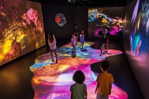 科技賦能展廳新體驗！數字化互動魔法墻打造沉浸式空間解決方案！